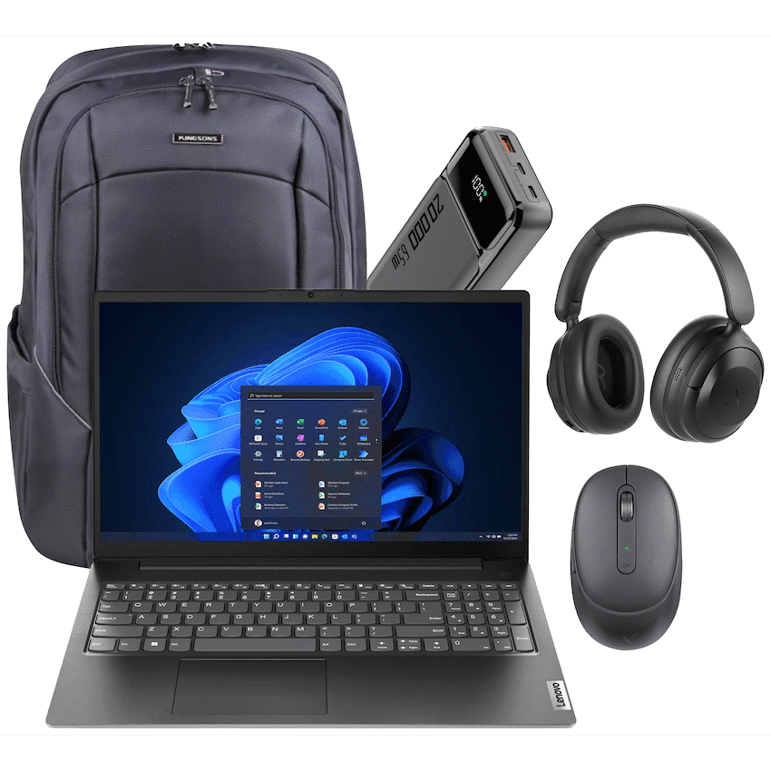 Lenovo 82YU015DSA - V15 AMD Ryzen 5 16/512 Bag+Mouse+Headphone+PB 2
