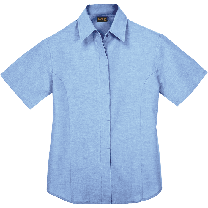 Oxford Blouse Short Sleeve Ladies 3