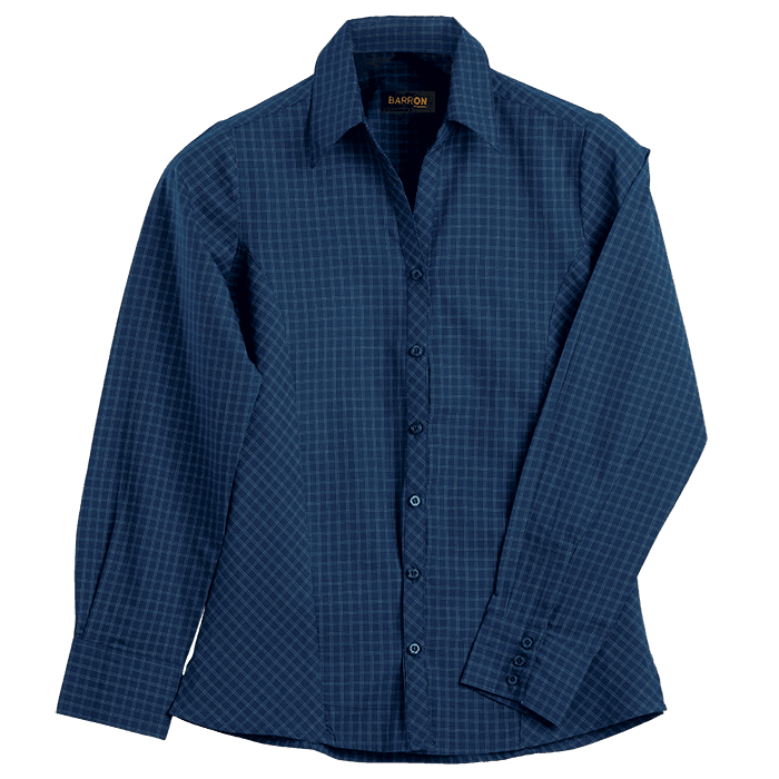 Pioneer Check Blouse Long Sleeve Ladies 3