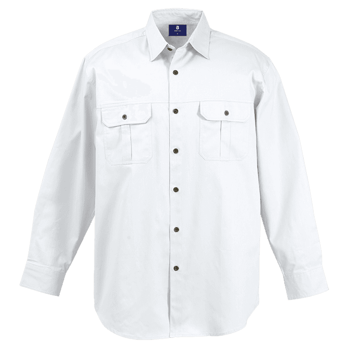 Bush Shirt Long Sleeve Mens 4