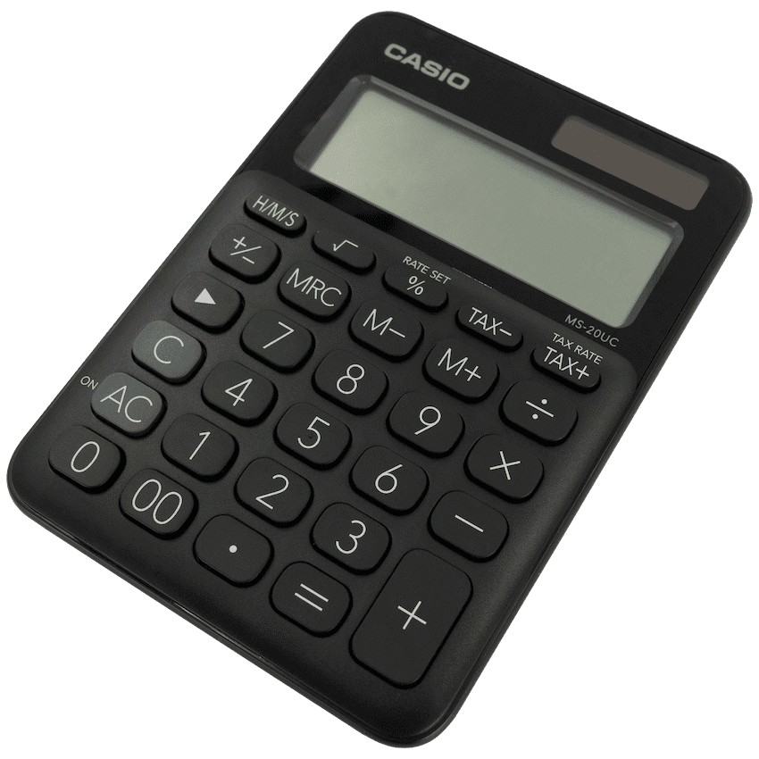 Casio MS-20UC - Desktop Calculator 12-Digit - Black 2