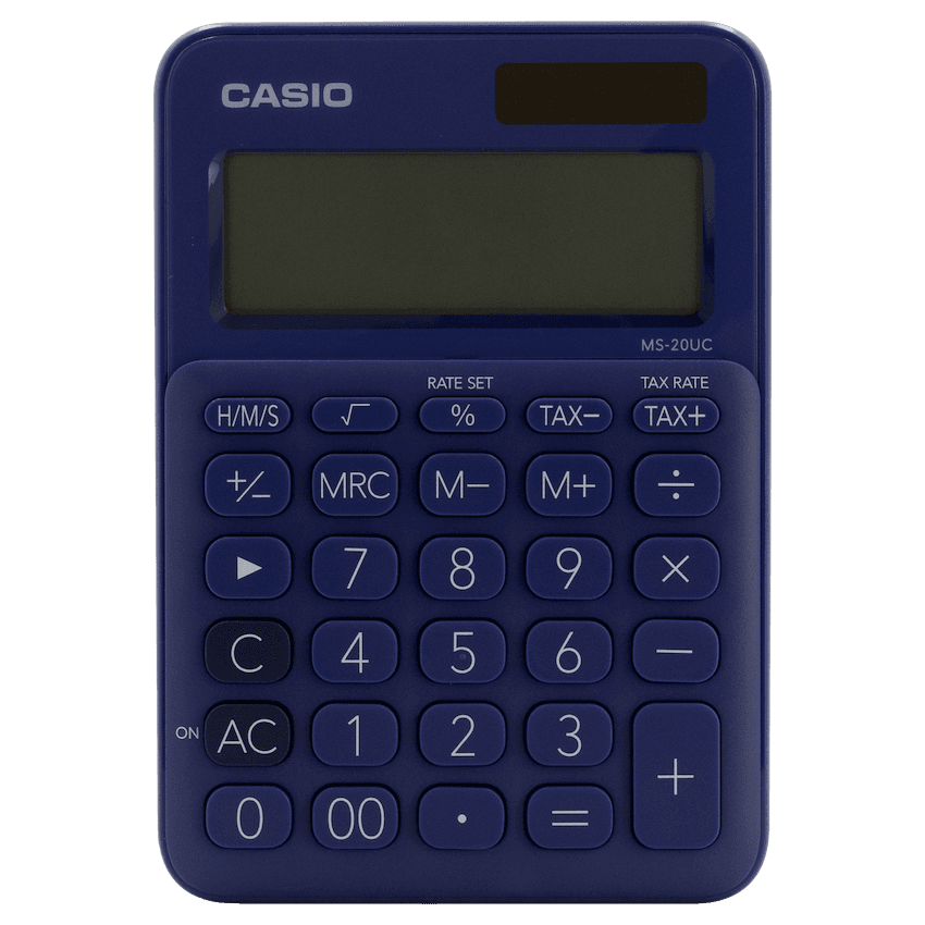 Casio MS-20UC - Desktop Calculator 12-Digit - Purple