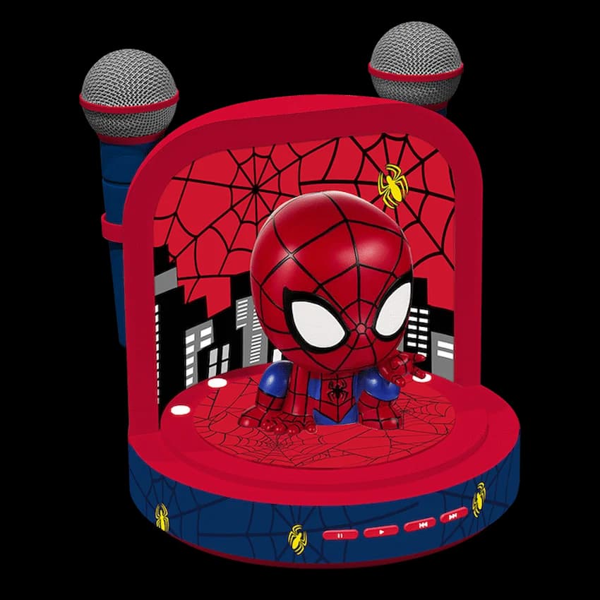 Marvel LED Dome Karaoke Speaker - Spiderman 3