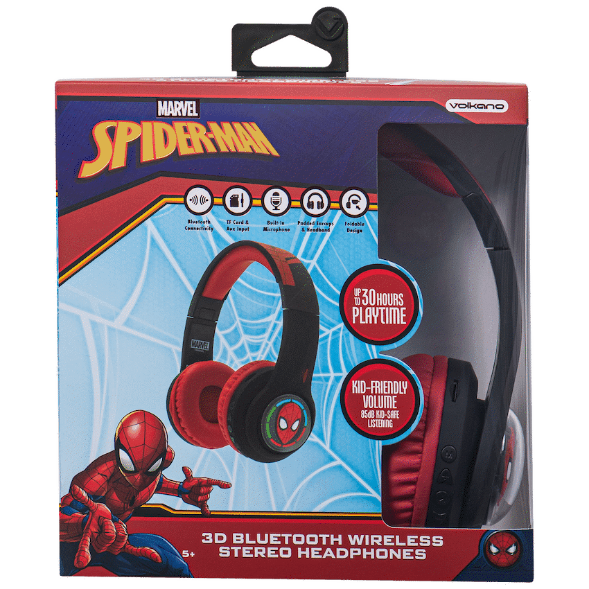 Marvel Spider-Man 3D Bluetooth Headphones 4