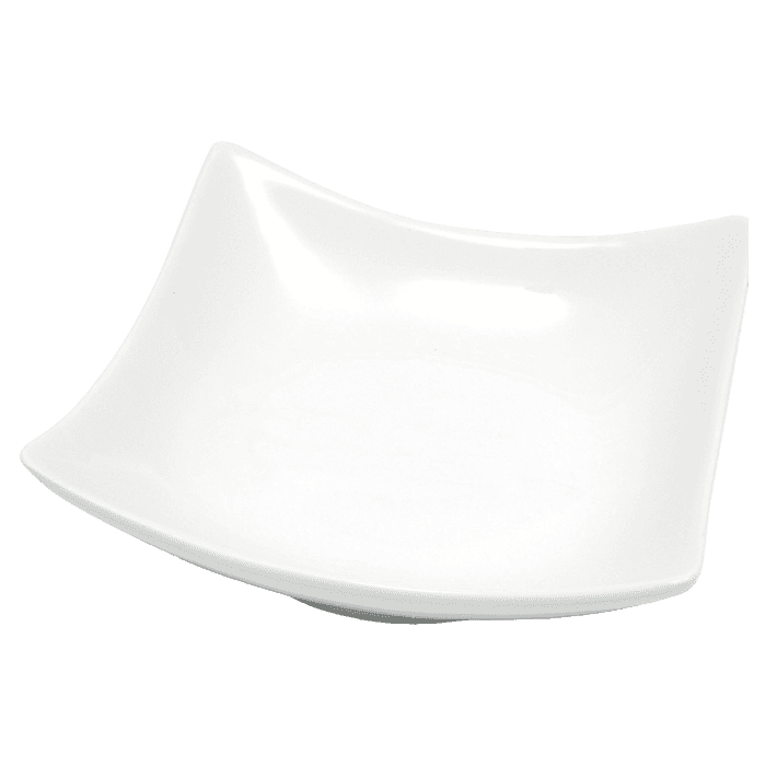 White Basics Wave Sauce Dish