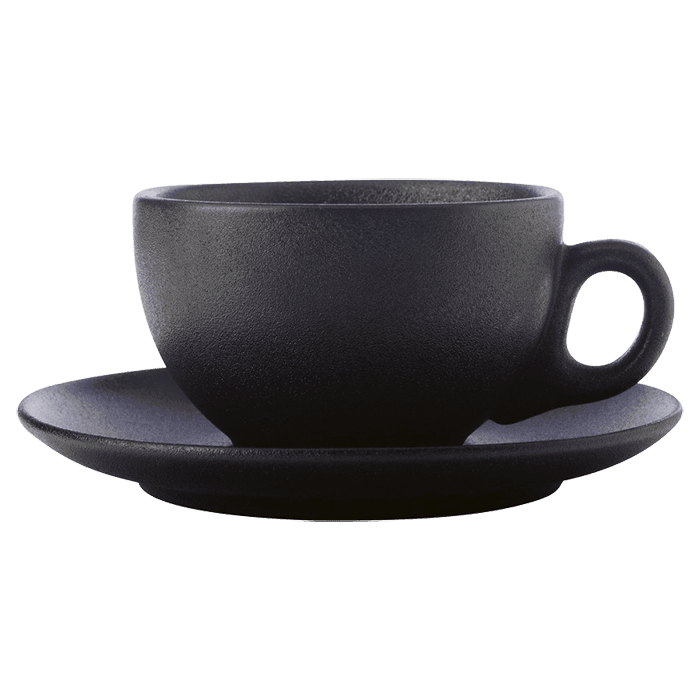 Caviar Coupe Cup and Saucer 250ml