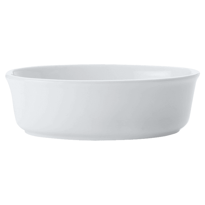 White Basics Pie Dish Oval
