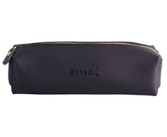 Noted PU Slim Pencil Case [Black] 2