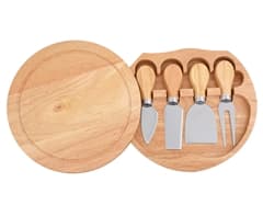 Chateau Cheese Board & Knife Set 3