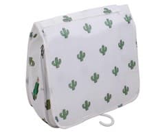 Velcro Hanging Toiletry Bag (Cactus Print) 2
