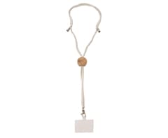 Bamboo Disc Cotton Cell Phone Holder 2