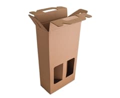 Kraft Double 750ml Wine Bottle Gift Box 5