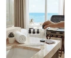 5-Piece Refillable Travel Bottle Set 4