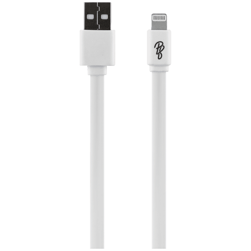 Pro Bass Energize Series Packaged Lightning Cable 1m - White