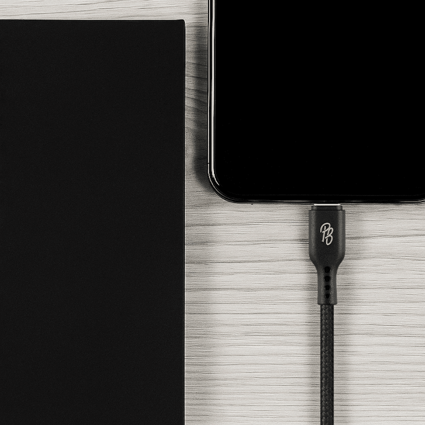 Pro Bass Chord Series 1.2m 30w Type-C to Type-C Braided - Black 5