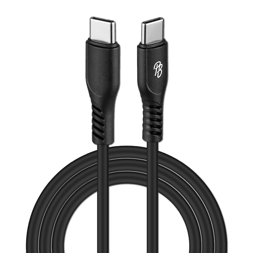 Pro Bass Fuse Series 1m Type-C to Type-C Cable - Black 2