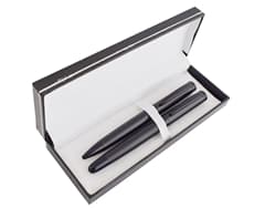 Charcoal Swirl Roller & Ball Set 2