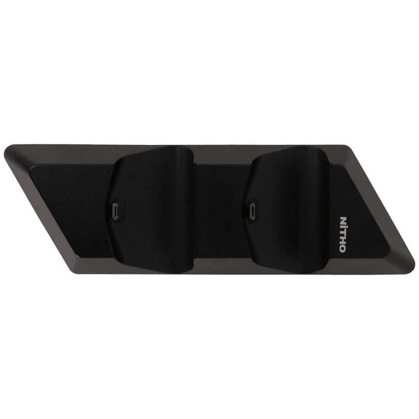 Nitho PS4 Smart Charging Station - For 2 PS4 Controllers - Charging Cable 1m