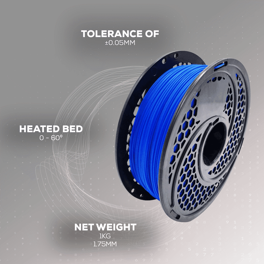 PLA Filament - Blue - 1kg, 1.75mm 4