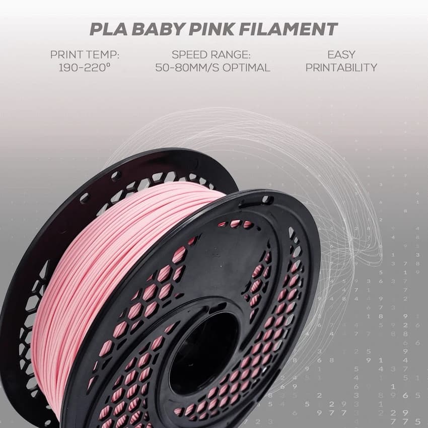 PLA Baby Pink Filament 1kg, 1.75mm 2