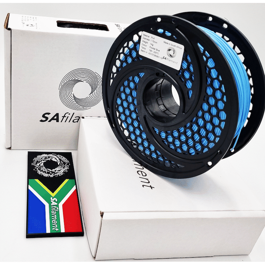 PLA Powder Blue Filament 1kg, 1.75mm 2