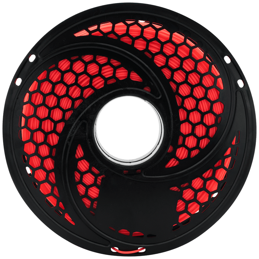 SA Filament PLA UV Neon Filament 1kg -  Fire Red 2