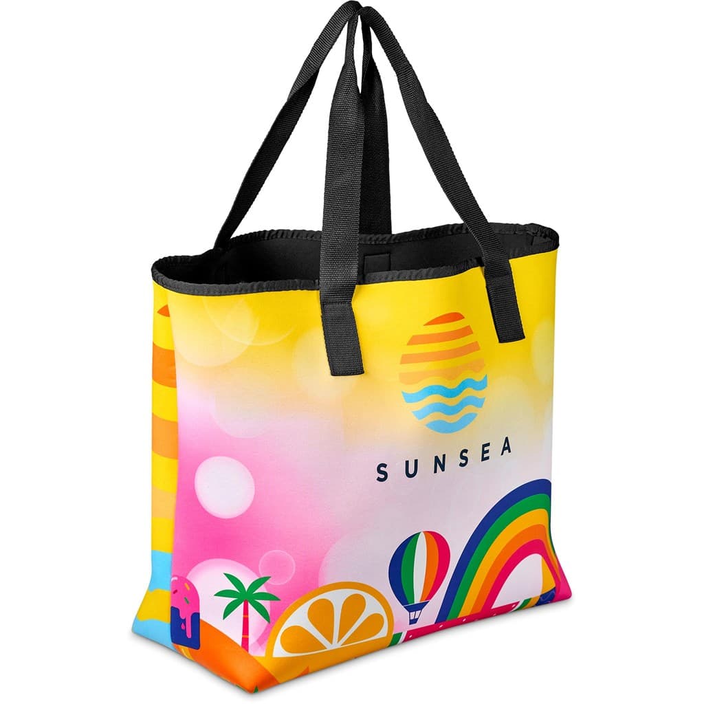 Pre-Printed Sample Hoppla Boulders Neoprene Beach Bag 5
