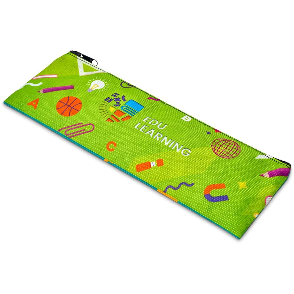 Pre-Printed Sample Hoppla Parker Recycled PET Stitch-Bond Pencil Case 6