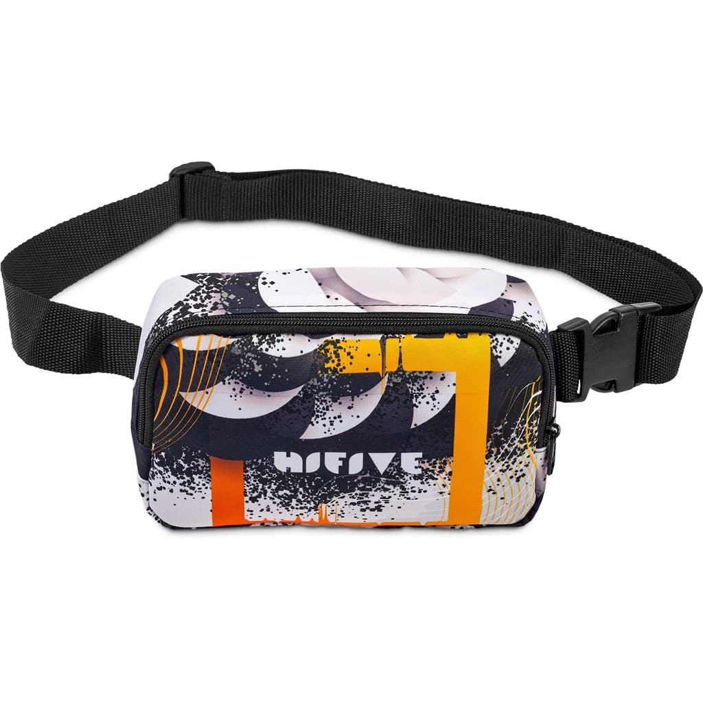 Pre-Printed Sample Hoppla Blyde Polyester Waist Bag 4