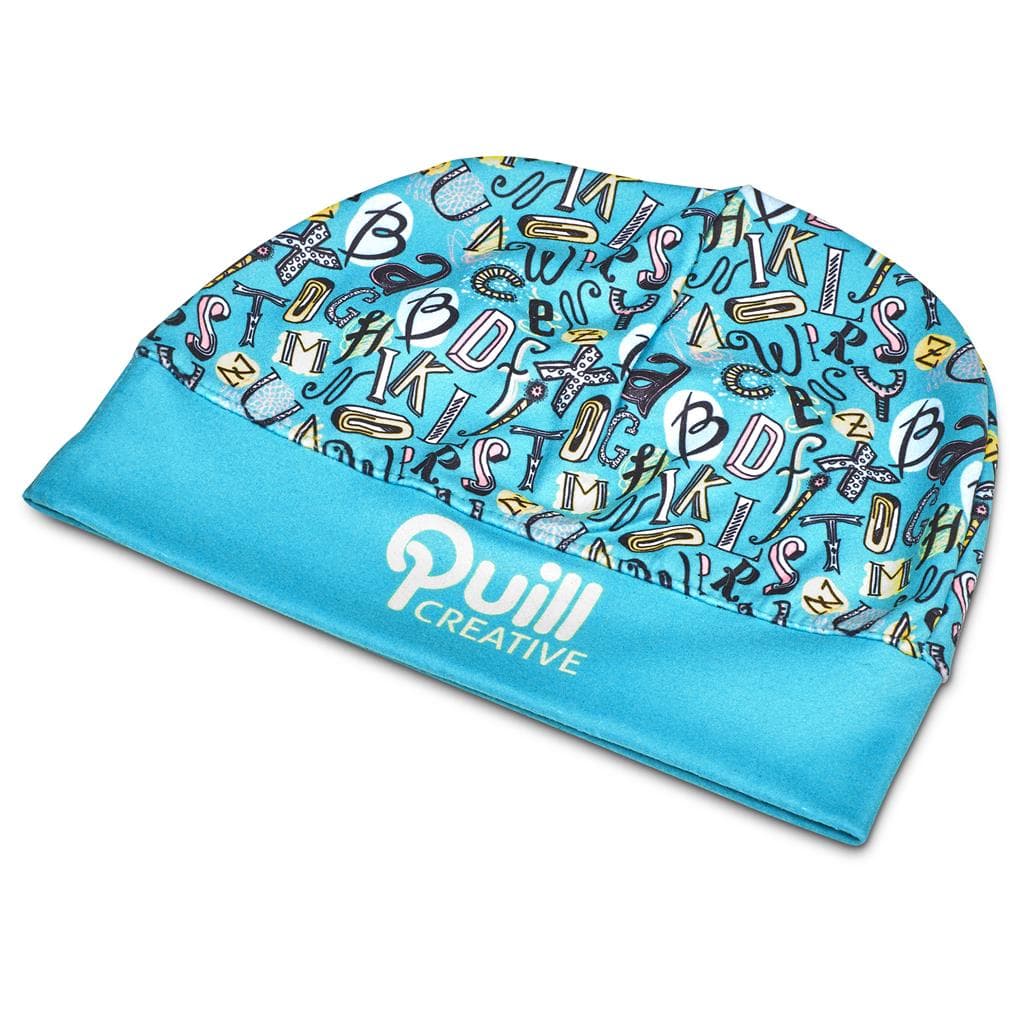 Pre-Printed Sample Hoppla Snowflake Polar Fleece Beanie 4