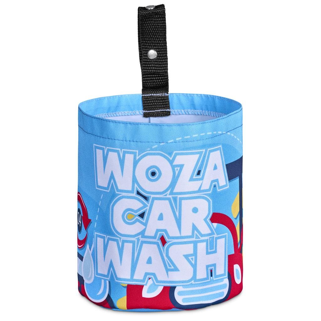 Pre-Printed Sample Hoppla Auto Polyester Car Refuse Holder 5