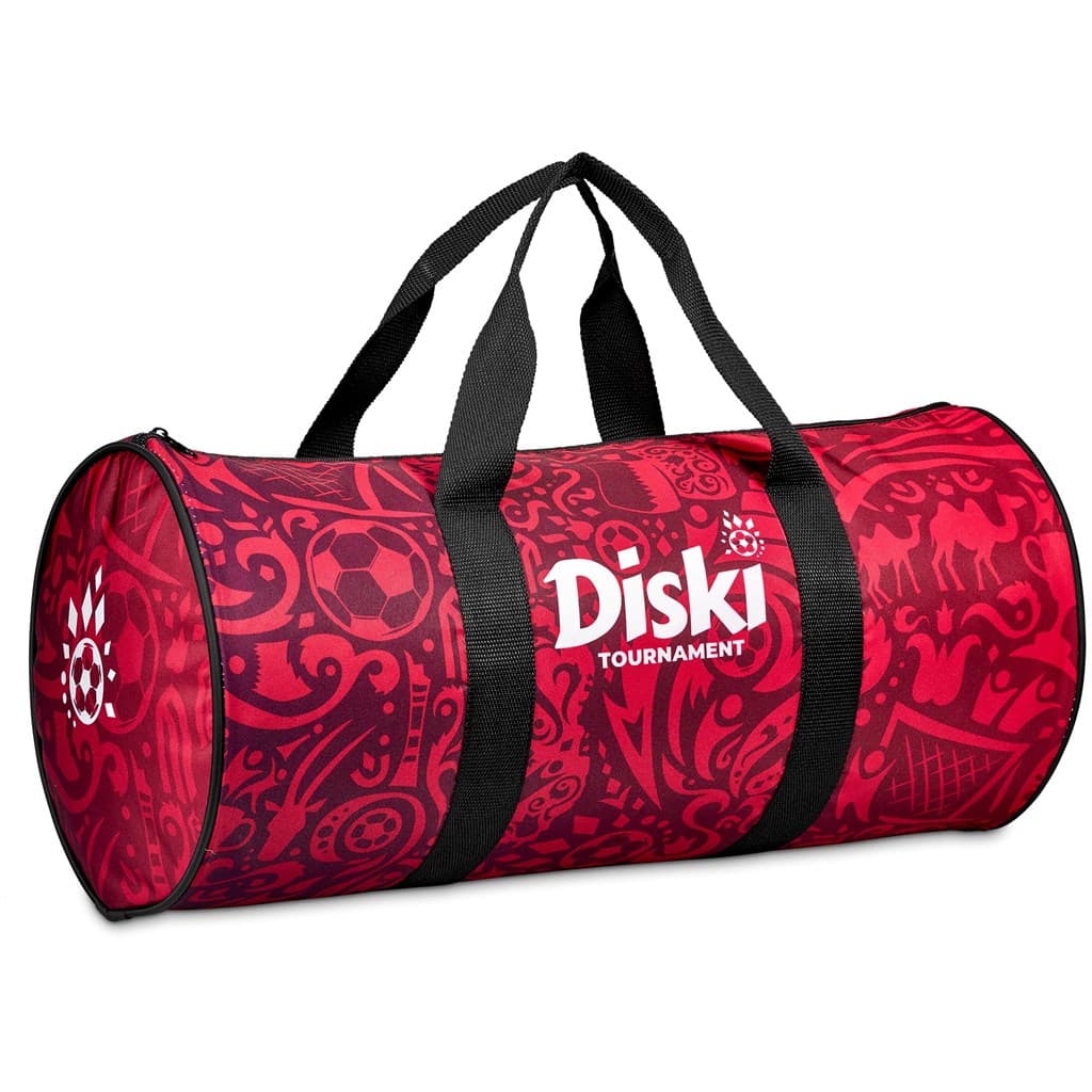 Pre-Printed Sample Hoppla Carter Barrel Sport Bag 2