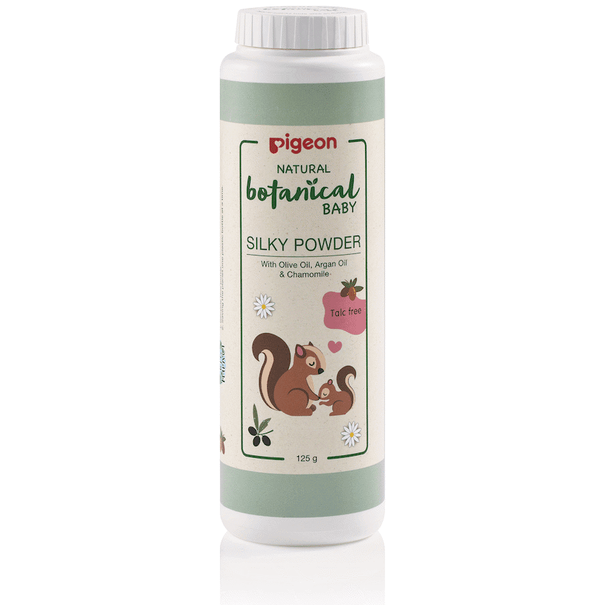 PIGEON NATURAL BOTANICAL BABY SILKY POWDER 125G