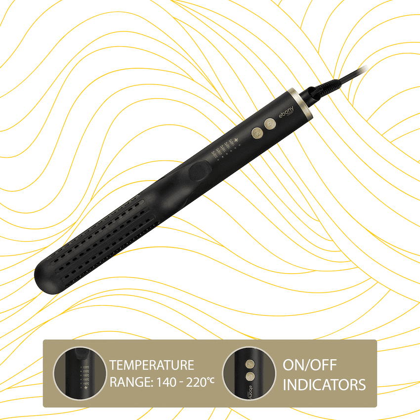 Carmen 2-in-1 Curler and Straightener - Ebony 4