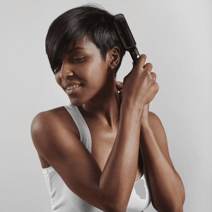 Carmen Ebony Hair Straightening Brush 5