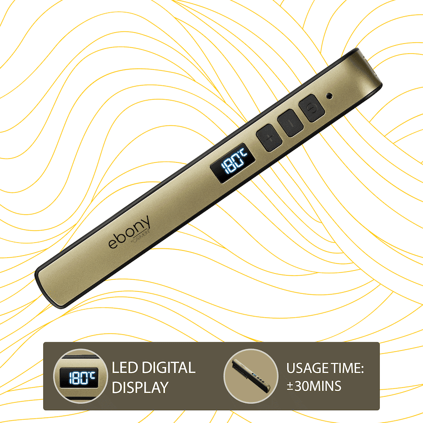 Carmen Ebony Rechargeable Hair Straightener 3