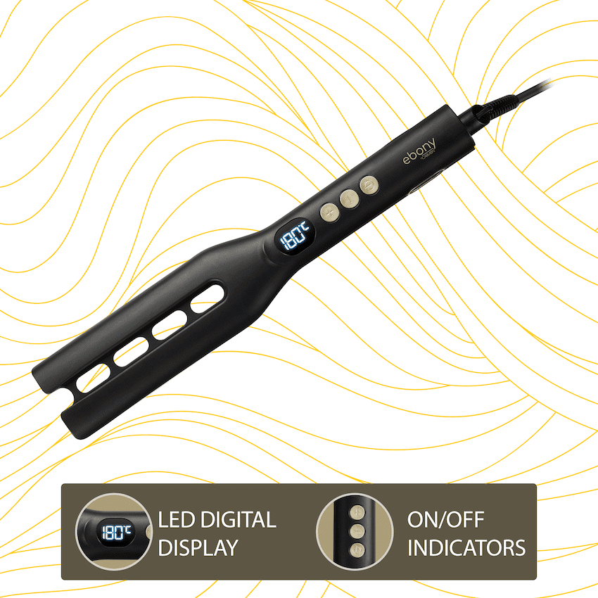 Carmen Ebony Wide Plate Straightener 3