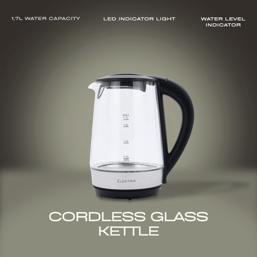 Elektra - 1.7l Glass Kettle 3