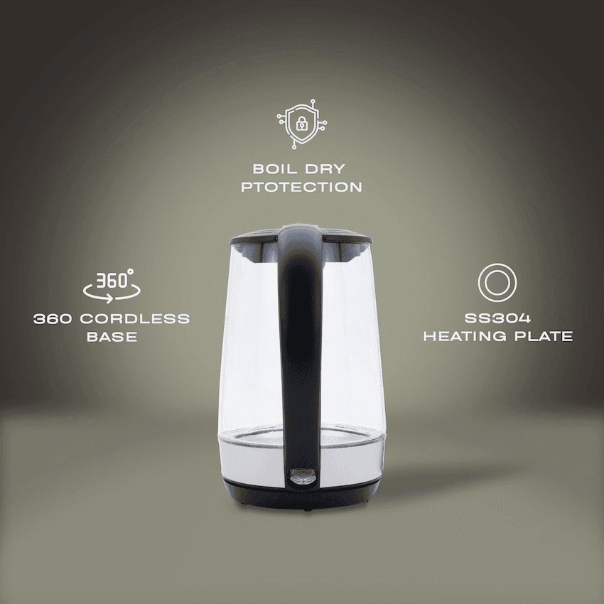 Elektra - 1.7l Glass Kettle 4