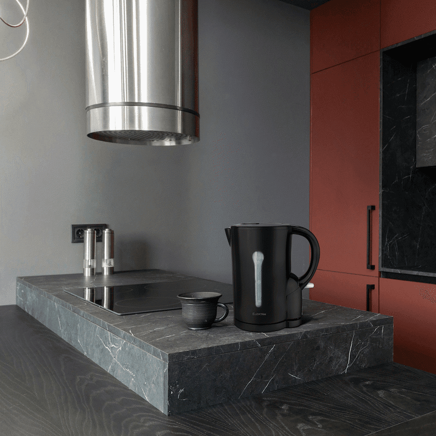 Elektra 1.7l Plastic Cordless Kettle - Black 5