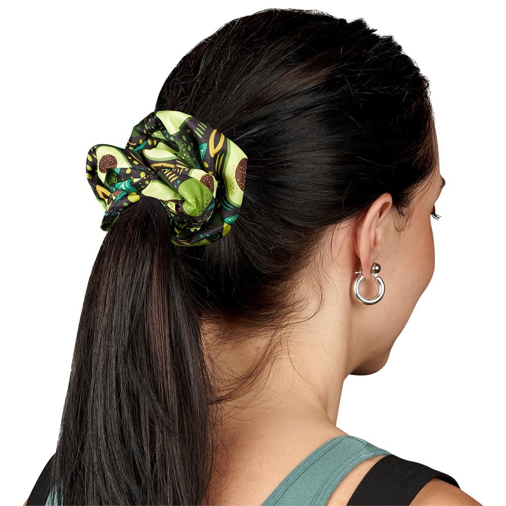 Pre-Production Sample Hoppla Botanic Polyester Hair Scrunchie 4