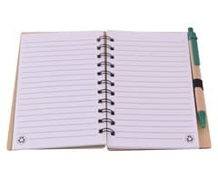Bamboo Mid-Size Notebook & Pen 4