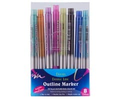 Metallic 8-Piece Outline Marker 2