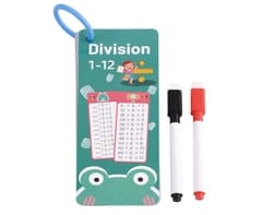 Maths Division Flash Card Set 1-12 2