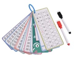 Maths Division Flash Card Set 1-12 3