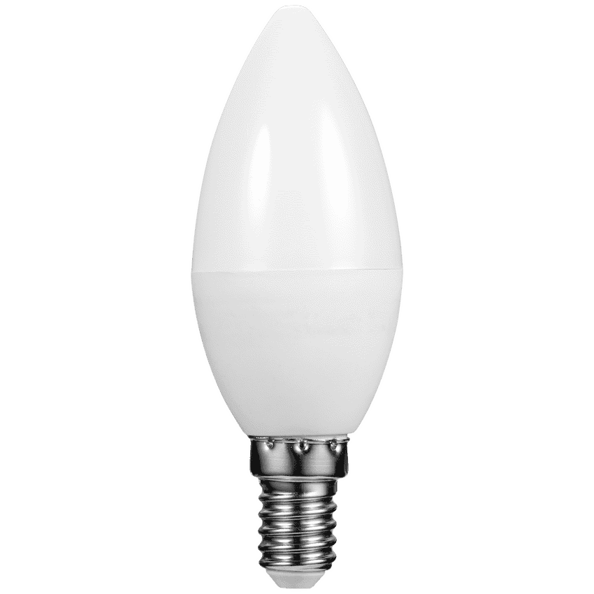 Switched 5w Candle LED Light Bulb E14 5