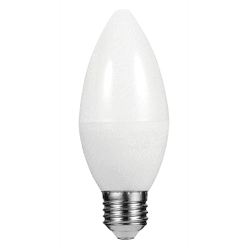 Switched 5w Candle LED Light Bulb E27 4