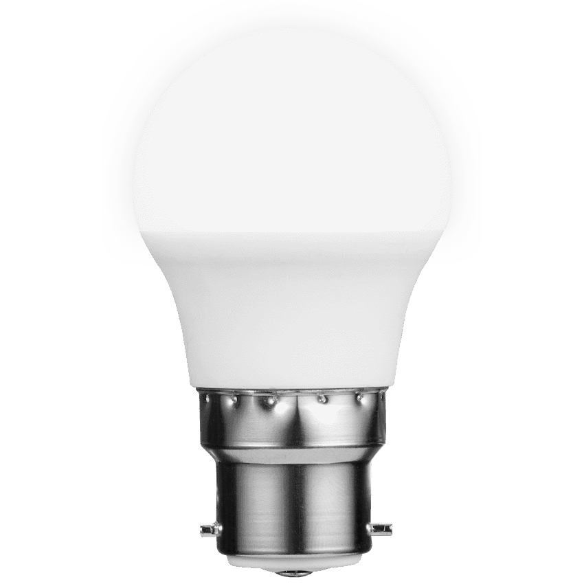 Switched 5w Golf Ball LED Light Bulb B22 3