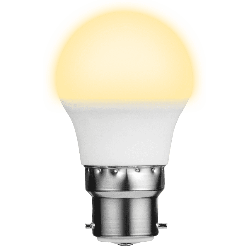 Switched 5w Golf Ball LED Light Bulb B22 6