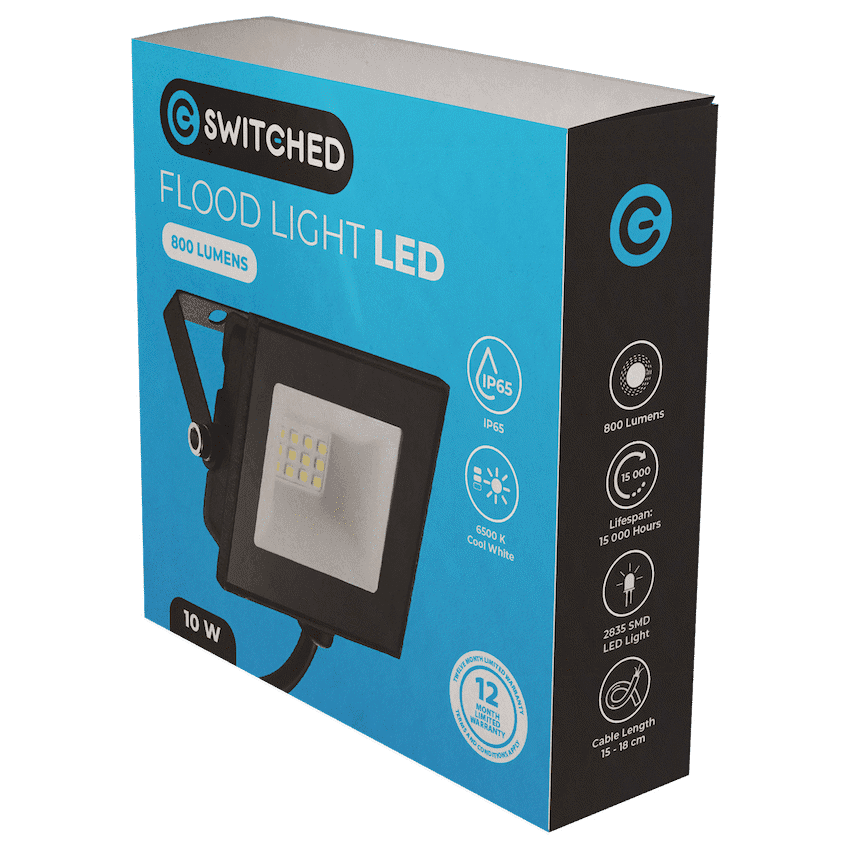 Switched 10w LED Flood Light 4